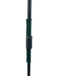 Jacques Adnet 1950s Stitched leather floor lamp by Jacques Adnet - 4372560