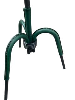 Jacques Adnet 1950s Stitched leather floor lamp by Jacques Adnet - 4372561