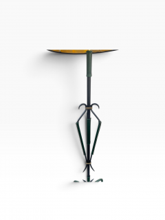 Jacques Adnet 1950s Stitched leather floor lamp by Jacques Adnet - 4798875
