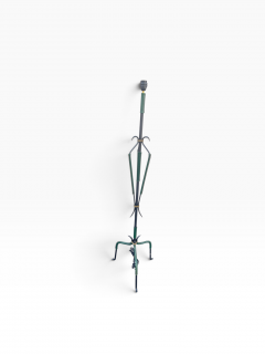 Jacques Adnet 1950s Stitched leather floor lamp by Jacques Adnet - 4798881