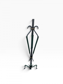 Jacques Adnet 1950s Stitched leather floor lamp by Jacques Adnet - 4798883