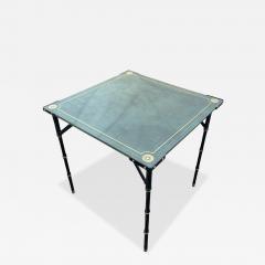 Jacques Adnet 1950s Stitched leather game table by JACQUES ADNET - 4704249