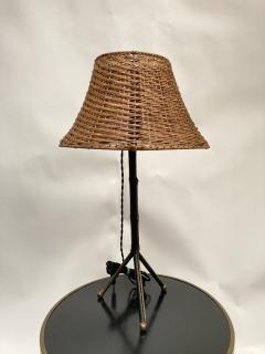 Jacques Adnet 1950s Stitched leather lamp By Jacques Adnet - 3299887
