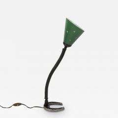 Jacques Adnet 1950s Stitched leather lamp by Jacques Adnet - 2429753
