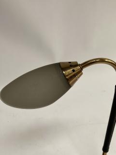 Jacques Adnet 1950s Stitched leather lamp by Jacques Adnet - 2466096