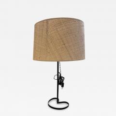 Jacques Adnet 1950s Stitched leather lamp by Jacques Adnet - 4590256