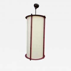 Jacques Adnet 1950s Stitched leather lantern by Jacques Adnet - 4121242