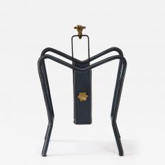 Jacques Adnet 1950s Stitched leather magazine rack by Jacques Adnet - 2901992