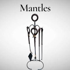Jacques Adnet 1950s Stitched leather mantles by Jacques ADNET - 4811414