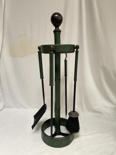 Jacques Adnet 1950s Stitched leather mantles by Jacques Adnet - 4121799