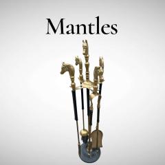 Jacques Adnet 1950s Stitched leather mantles by Jacques Adnet - 4397655