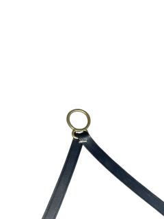 Jacques Adnet 1950s Stitched leather mirror by Jacques Adnet - 4289186