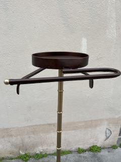 Jacques Adnet 1950s Stitched leather night stand by Jacques Adnet - 3985407