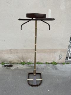 Jacques Adnet 1950s Stitched leather night stand by Jacques Adnet - 3985411