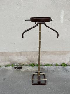 Jacques Adnet 1950s Stitched leather night stand by Jacques Adnet - 3985415