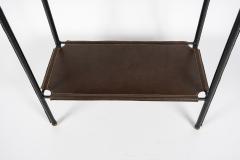 Jacques Adnet 1950s Stitched leather side table By Jacques Adnet - 2900151