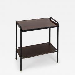 Jacques Adnet 1950s Stitched leather side table By Jacques Adnet - 2902290