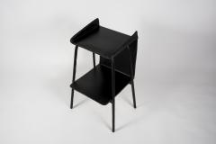 Jacques Adnet 1950s Stitched leather side table by Jacques Adnet - 2947959