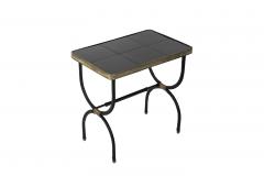 Jacques Adnet 1950s Stitched leather side tables by Jacques Adnet - 2903272