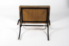Jacques Adnet 1950s Stitched leather side tables by Jacques Adnet - 2903279