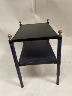 Jacques Adnet 1950s Stitched leather side tables by Jacques Adnet - 4097368