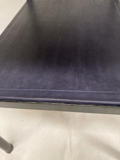 Jacques Adnet 1950s Stitched leather side tables by Jacques Adnet - 4097371