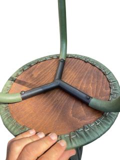 Jacques Adnet 1950s Stitched leather stools by Jacques Adnet - 4704199
