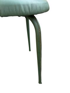 Jacques Adnet 1950s Stitched leather stools by Jacques Adnet - 4704200