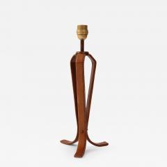 Jacques Adnet 1950s Stitched leather table lamp By Jacques Adnet - 2901991