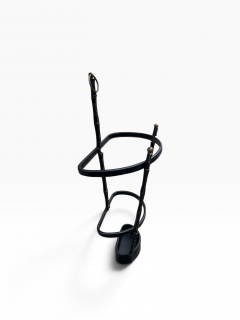 Jacques Adnet 1950s Stitched leather umbrella stand by Jacques Adnet - 4771650