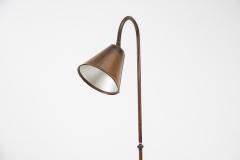 Jacques Adnet 1950s stitched leather floor lamp by Jacques Adnet - 1034127
