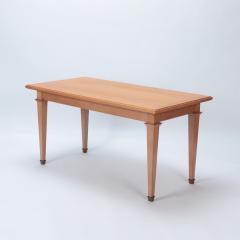 Jacques Adnet A Mid Century French oak library table in the manner of Jacques Adnet C 1940  - 4293235