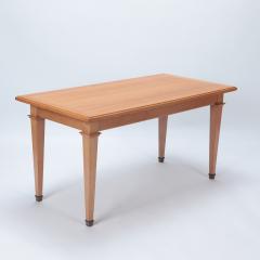 Jacques Adnet A Mid Century French oak library table in the manner of Jacques Adnet C 1940  - 4293236