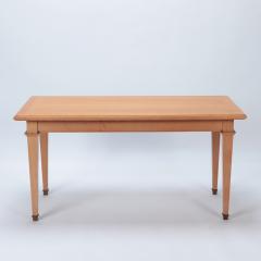 Jacques Adnet A Mid Century French oak library table in the manner of Jacques Adnet C 1940  - 4293240