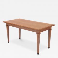 Jacques Adnet A Mid Century French oak library table in the manner of Jacques Adnet C 1940  - 4296834