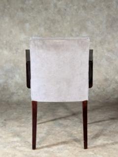 Jacques Adnet Adnet style single armchair desk chair - 4126747