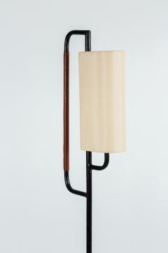Jacques Adnet Floor Lamp with Magazine Rack by Jacques Adnet - 226813