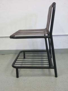 Jacques Adnet Four French Mid Century Modern Leather Strap Chairs Attributed to Jacques Adnet - 1590641