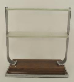 Jacques Adnet French 1940s Palisander and Chrome Sided Console Table - 436349