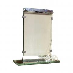 Jacques Adnet French Art Deco Illuminated Vanity Mirror by Jacques Adnet - 4335766