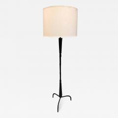 Jacques Adnet French Mid Century Modern Hand Stitched Leather Floor Lamp Jacques Adnet - 1821725