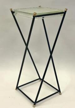 Jacques Adnet French Mid Century Modern Side End Table by Jacques Adnet Max Ingrand - 3519277