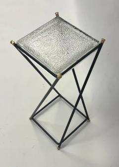 Jacques Adnet French Mid Century Modern Side End Table by Jacques Adnet Max Ingrand - 3519295