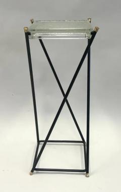 Jacques Adnet French Mid Century Modern Side End Table by Jacques Adnet Max Ingrand - 3519317
