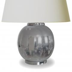Jacques Adnet French Modern Table Lamp in Polished Steel in the Style of Jacques Adnet - 2907637