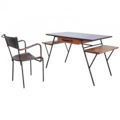 Jacques Adnet JACQUES ADNET DESK AND CHAIR - 1722534