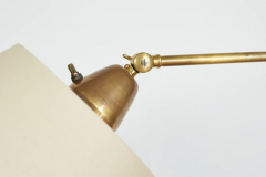 Jacques Adnet JACQUES ADNET FLOOR LAMP IN BURGANDY LEATHER - 3561547