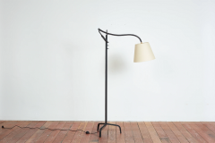 Jacques Adnet JACQUES ADNET LEATHER FLOOR LAMP - 3616825