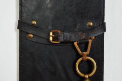 Jacques Adnet JACQUES ADNET LEATHER NOTEPAD PENCIL HOLDER - 3146504