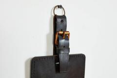 Jacques Adnet JACQUES ADNET LEATHER NOTEPAD PENCIL HOLDER - 3146531